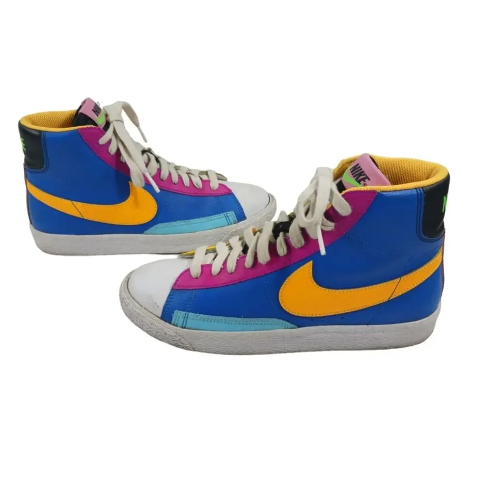Nike Blazer Multi Color Sneakers GUC size 5Y S2284
